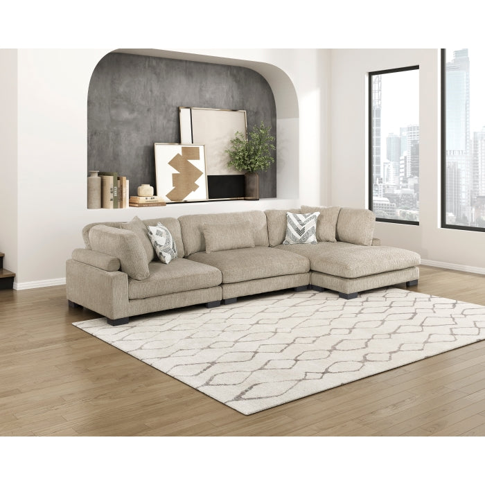 9555BRW-VC Reversible Chaise - 9555BRW-VC