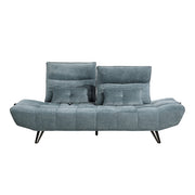 9556BUE-3PW Sofa with Power Adjustable Seat Depth and Manual Adjustable Headrests - 9556BUE-3PW