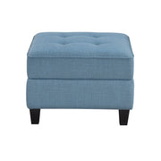 9557BUE-4 Ottoman with Storage - 9557BUE-4