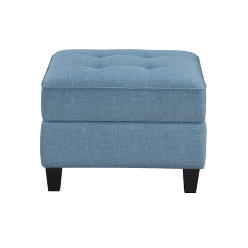 9557BUE-4 Ottoman with Storage - 9557BUE-4