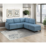 9557BUE-CR Corner Seat with Storage - 9557BUE-CR