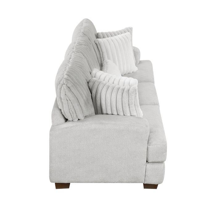 9558LG*2 2pc Set: Sofa, Love - 9558LG*2