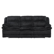 9577BK*2 2pc Set: Sofa, Love - 9577BK*2
