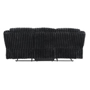 9577BK*2 2pc Set: Sofa, Love - 9577BK*2