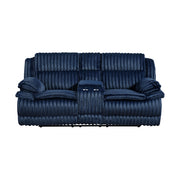 9577BU*2 2pc Set: Sofa, Love - 9577BU*2