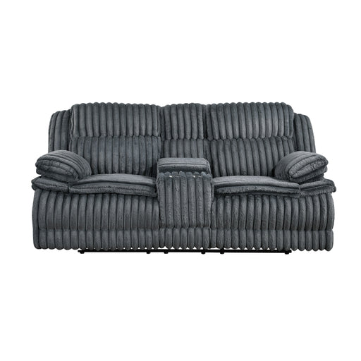 9577DG-2 Double Reclining Love Seat with Center Console - 9577DG-2