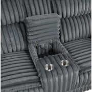 9577DG-2 Double Reclining Love Seat with Center Console - 9577DG-2