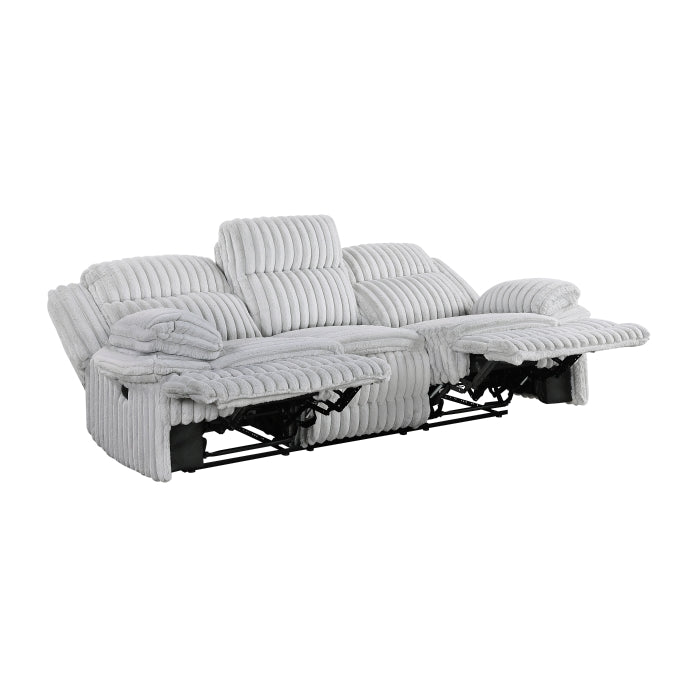 9577GY*2 2pc Set: Sofa, Love - 9577GY*2
