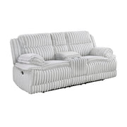 9577GY-2 Double Reclining Love Seat with Center Console - 9577GY-2