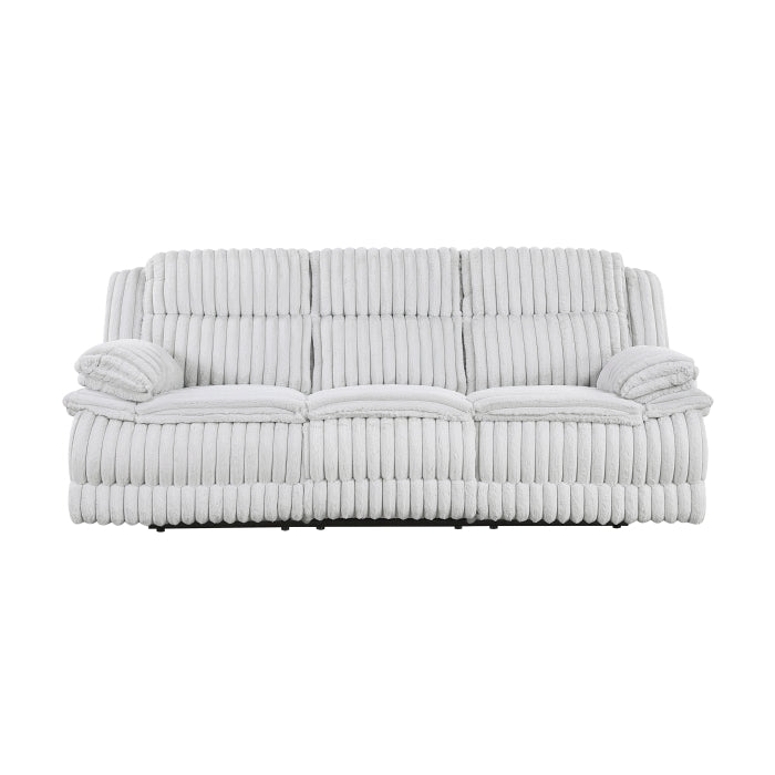 9577GY-3 Double Reclining Sofa - 9577GY-3