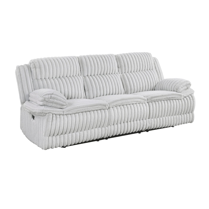 9577GY-3 Double Reclining Sofa - 9577GY-3