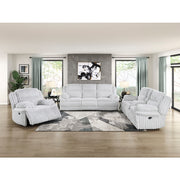 9577GY-3 Double Reclining Sofa - 9577GY-3