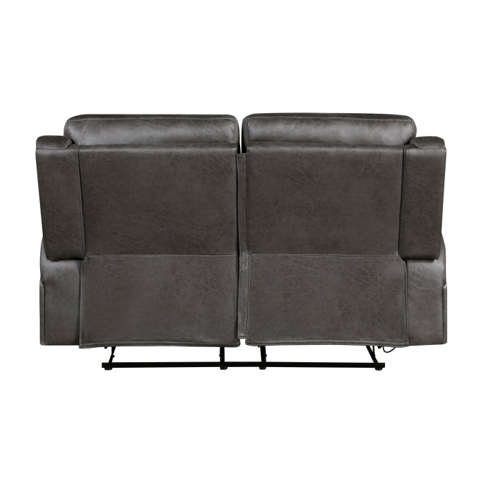 9601GY*2 2pc Set: Sofa, Love - 9601GY*2