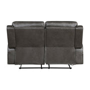 9601GY-2 Double Reclining Love Seat - 9601GY-2