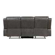 9601GY-3 Double Reclining Sofa - 9601GY-3