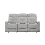 9610GY*2 2pc Set: Sofa, Love - 9610GY*2