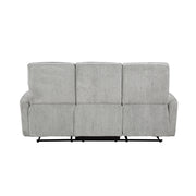 9610GY*2 2pc Set: Sofa, Love - 9610GY*2