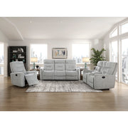 9610GY-3 Double Reclining Sofa - 9610GY-3
