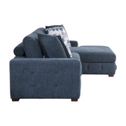 9624BU*22LRC 2-Piece Sectional with Right Chaise and Pull-out Bed - 9624BU*22LRC