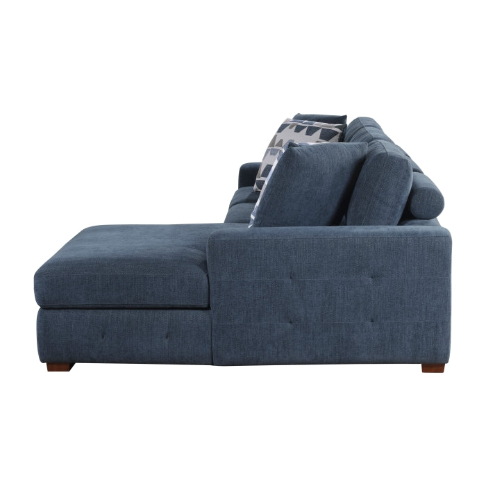 9624BU*22LRC 2-Piece Sectional with Right Chaise and Pull-out Bed - 9624BU*22LRC