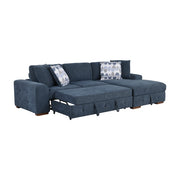 9624BU*22LRC 2-Piece Sectional with Right Chaise and Pull-out Bed - 9624BU*22LRC