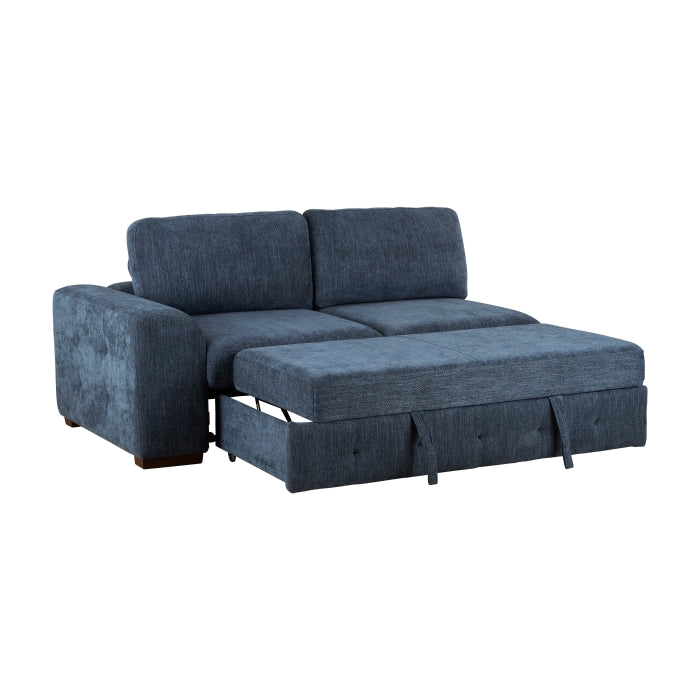 9624BU*22LRC 2-Piece Sectional with Right Chaise and Pull-out Bed - 9624BU*22LRC