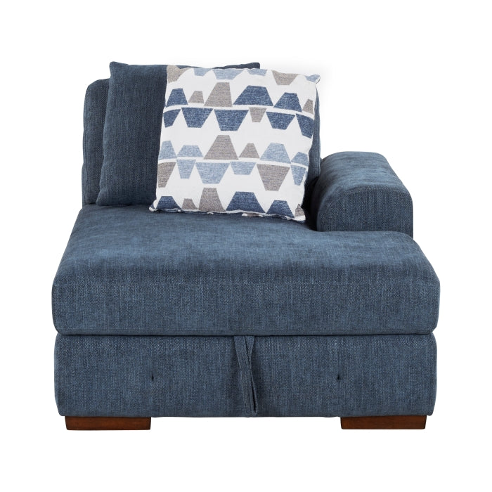 9624BU*22LRC 2-Piece Sectional with Right Chaise and Pull-out Bed - 9624BU*22LRC