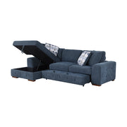 9624BU*2LC2R 2-Piece Sectional with Left Chaise and Pull-out Bed - 9624BU*2LC2R