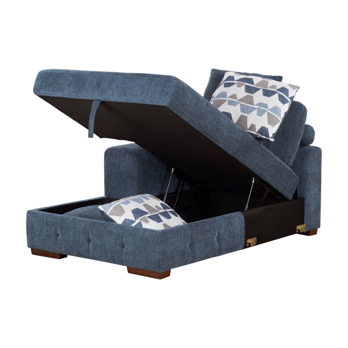 9624BU*2LC2R 2-Piece Sectional with Left Chaise and Pull-out Bed - 9624BU*2LC2R