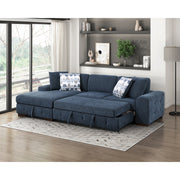 9624BU*2LC2R 2-Piece Sectional with Left Chaise and Pull-out Bed - 9624BU*2LC2R