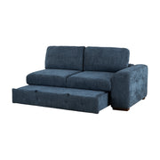 9624BU*3LC2R 3-Piece Sectional with Left Chaise, Pull-out Bed and Ottoman - 9624BU*3LC2R