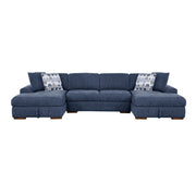 9624BU*3LCRC (3)3-Piece Sectional with Left and Right Chaise - 9624BU*3LCRC