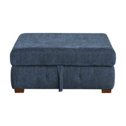 9624BU-4 Storage Ottoman - 9624BU-4
