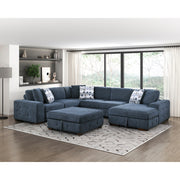 9624BU-4 Storage Ottoman - 9624BU-4