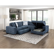 9624BU*42L1ACRC (4)4-Piece Sectional with Right Chaise and Pull-out Bed - 9624BU*42L1ACRC