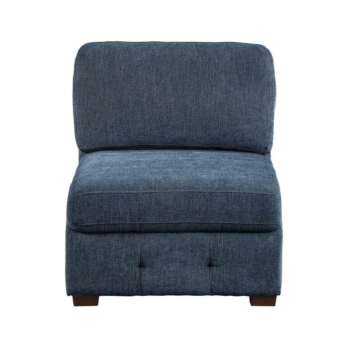 9624BU*42L1ACRC (4)4-Piece Sectional with Right Chaise and Pull-out Bed - 9624BU*42L1ACRC