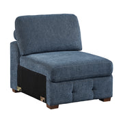 9624BU*42L1ACRC (4)4-Piece Sectional with Right Chaise and Pull-out Bed - 9624BU*42L1ACRC