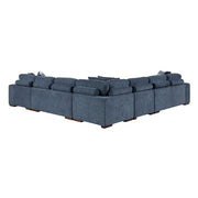 9624BU*52L1ACRC (5)5-Piece Sectional with Right Chaise and Pull-out Bed - 9624BU*52L1ACRC