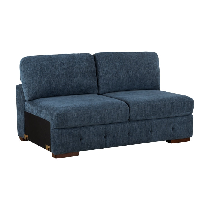 9624BU*52L1ACRC (5)5-Piece Sectional with Right Chaise and Pull-out Bed - 9624BU*52L1ACRC
