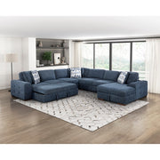 9624BU*52L1ACRC (5)5-Piece Sectional with Right Chaise and Pull-out Bed - 9624BU*52L1ACRC