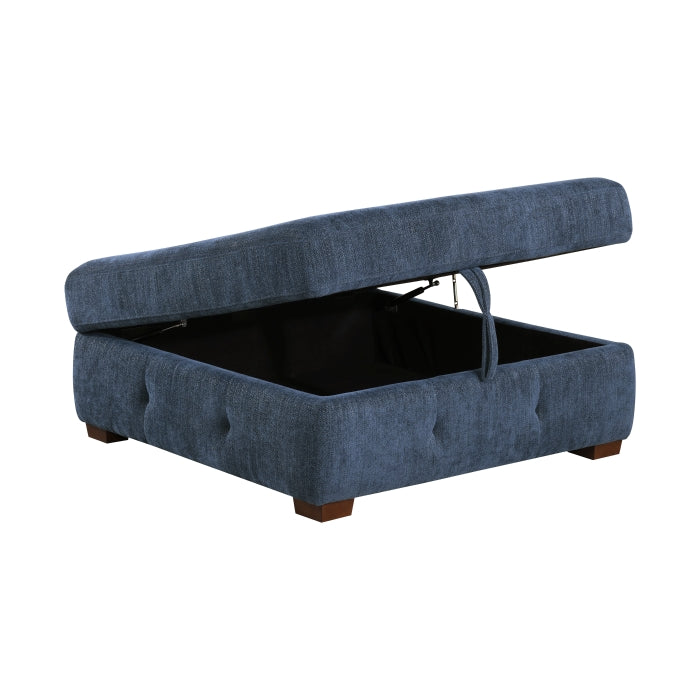 9624BU*62L1ACRCOT (6)6-Piece Sectional with Right Chaise, Pull-out Bed and Ottoman - 9624BU*62L1ACRCOT