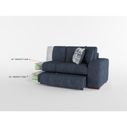 9624BU*62L1ACRCOT (6)6-Piece Sectional with Right Chaise, Pull-out Bed and Ottoman - 9624BU*62L1ACRCOT