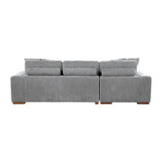 9624GY*2LC2R 2-Piece Sectional with Left Chaise and Pull-out Bed - 9624GY*2LC2R