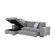9624GY*2LC2R 2-Piece Sectional with Left Chaise and Pull-out Bed - 9624GY*2LC2R