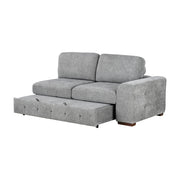 9624GY*3LC2R 3-Piece Sectional with Left Chaise, Pull-out Bed and Ottoman - 9624GY*3LC2R