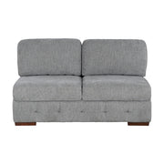 9624GY*3LCRC (3)3-Piece Sectional with Left and Right Chaise - 9624GY*3LCRC