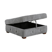 9624GY-4 Storage Ottoman - 9624GY-4