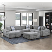 9624GY-4 Storage Ottoman - 9624GY-4