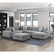 9624GY-4 Storage Ottoman - 9624GY-4