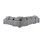 9624GY*42RLC 4-Piece Sectional with Left Chaise and Pull-out Bed - 9624GY*42RLC